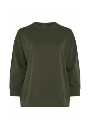 Yours Clothing, PLUS SIZE SWEATSHIRTS & HOODIES - Sweater - khaki