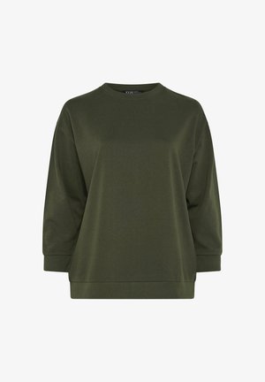 Yours Clothing, PLUS SIZE SWEATSHIRTS & HOODIES - Sweatshirt - khaki