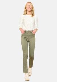 LolaLiza Slim fit jeans - khaki faded