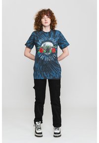 Paradiso Clothing GUNS N' ROSES LOS ANGELES DIP DYE GRAPHIC UNISEX  - Print T-shirt - black