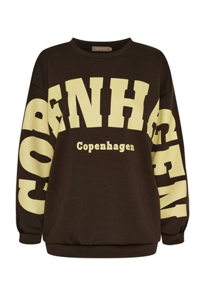 HIBISCUS - Sweatshirt - brown yellow