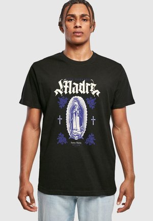 Mister Tee VIVA NUESTRA MADRE - T-shirt con stampa - black