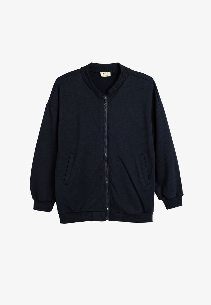 Koton LONG SLEEVE - Tröja med dragkedja - dark blue