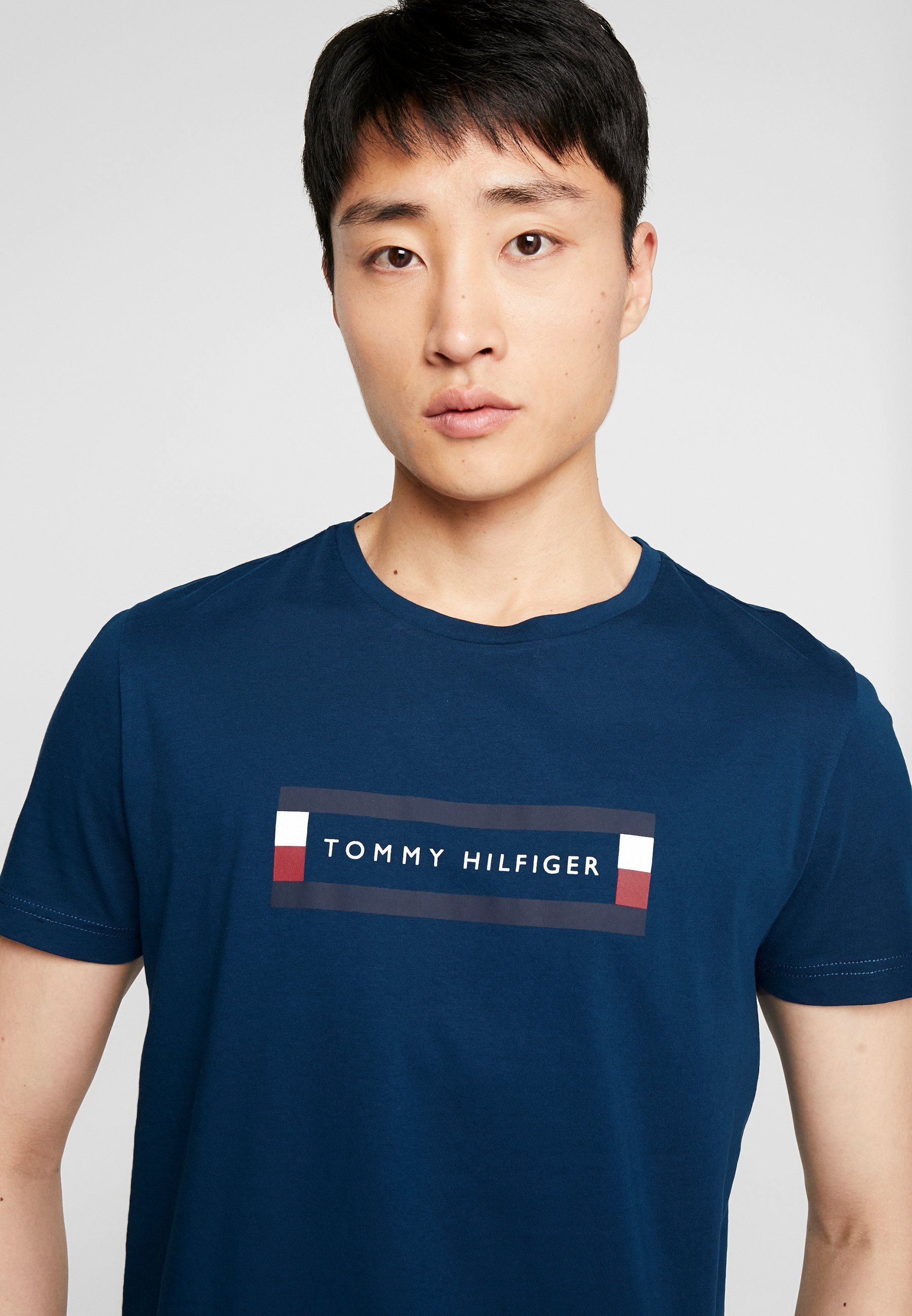 Tommy Hilfiger BOX LOGO TEE - Print T 
