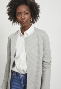 VILA VINAJA NEW LONG JACKET - Jopica - light grey melange