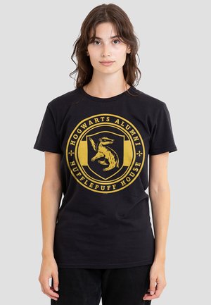 Cotton Soul, HARRY POTTER HUFFLEPUFF HOUSE BADGE - Print T-shirt - black