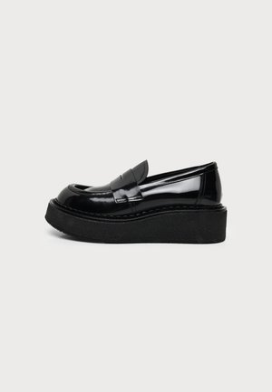 AGL, LINFA MOC - Chaussons - nero/nero