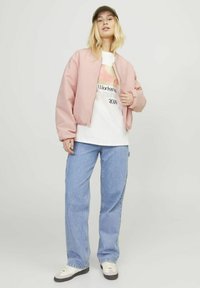 JJXX JXLEILA OTW NOOS - Bomber jakna - silver pink