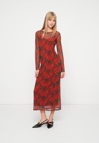 Never Fully Dressed BOW DRESS - Dolga obleka - red