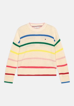 Striktrøje - off-white
