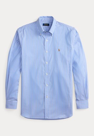 CUSTOM FIT STRIPED PINPOINT OXFORD SHIRT - Marškiniai - 7091a azure/white
