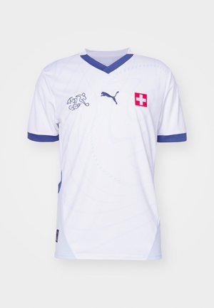 Puma SWITZERLAND SFV AWAY JERSEY  - Fußball-Trikot - white/icy blue