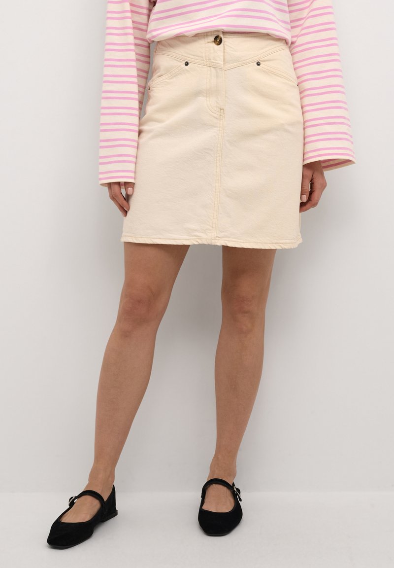 The A-Line Skirt White/Wine main image 0