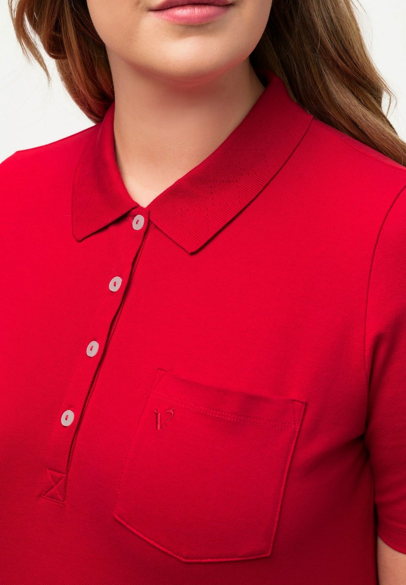 Shirt-Bolero Ulla Popken Para Mujer - Jersey Suave, Manga 3/4 Y Corte En V, Estilo Corto Y Ajustado