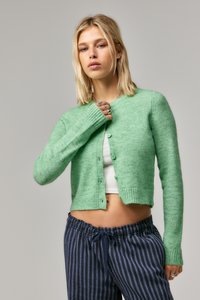 BDG Urban Outfitters COSY CREW - Kardigán - sage