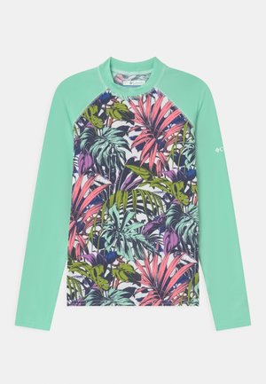SANDY SHORES UNISEX - Rash vest - white/multi/mint cay