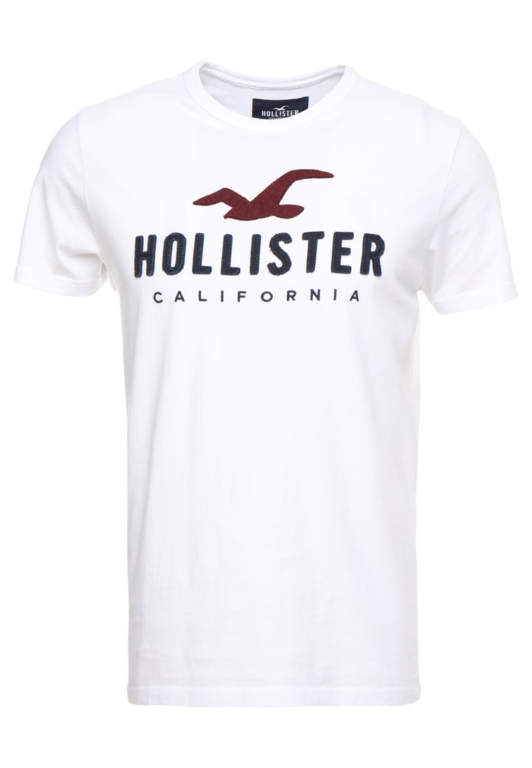 Hollister Co. ICONIC TECH LOGO T shirts med print white Hollister Co. PRINT LOGO - T-shirts med print - white