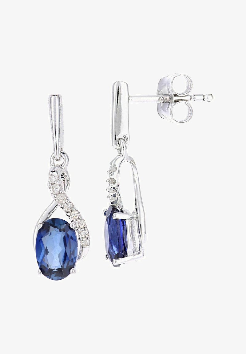 DIAMANT L'ÉTERNEL Earrings - white gold - coloured