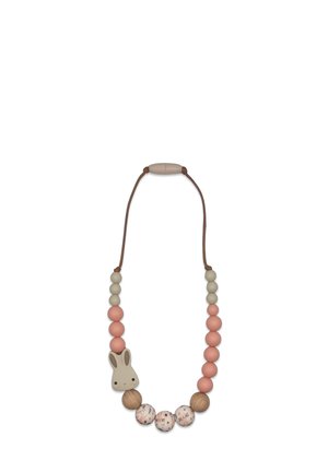 BUNNY CLYDE - Collana - peach/lapin/grey wood