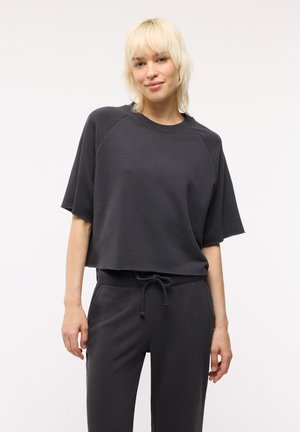 Terranova, T-SHIRT TINTA UNITA - T-shirt basic - antracite