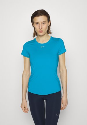 ONE SLIM - Sports T-shirt - laser blue/white
