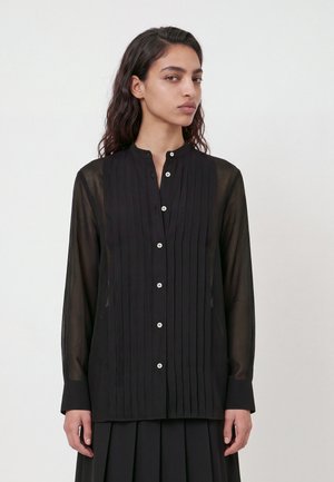 Filippa K, PLEATED SHIRT - Риза с копчета - black