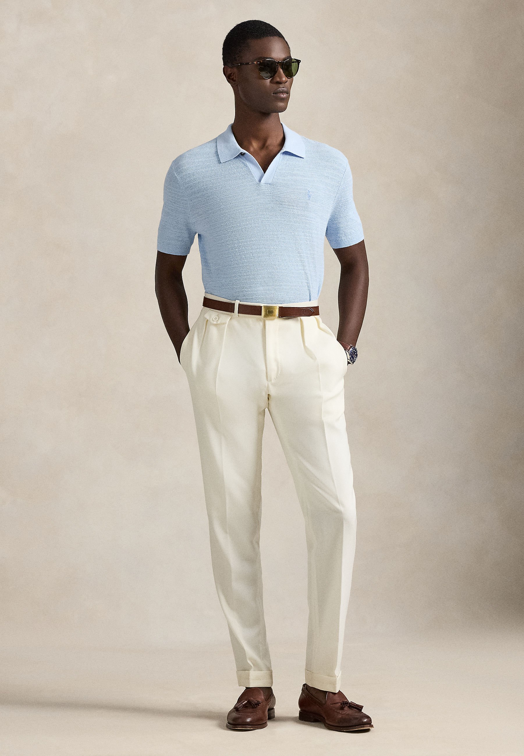 Polo Ralph Lauren Polo shirt - office blue/deckwash white/dark