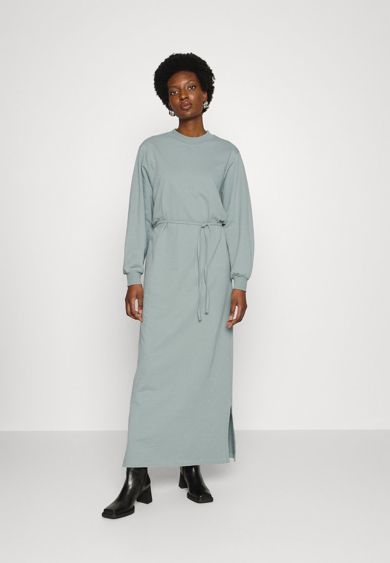 Another-Label FJORDER DRESS - Vestido comprido - grey green