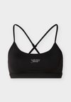 ATHLEISURE METAL LOGO BRALETTE TOP - Débardeur - black