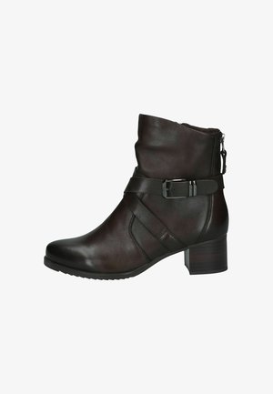 Caprice, STIEFELETTE - Bottines - dk brown nappa