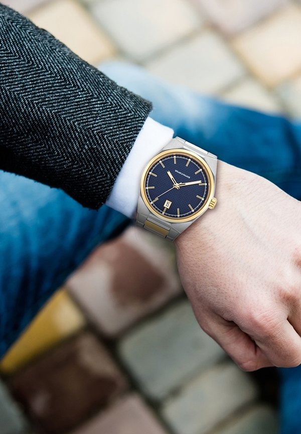 Uhr - silber gelbgold