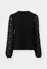 Vero Moda Top s dlouhým rukávem - black