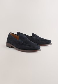 REGULAR FIT - SUEDE LOAFERS - Obuća za navlačenje - navy