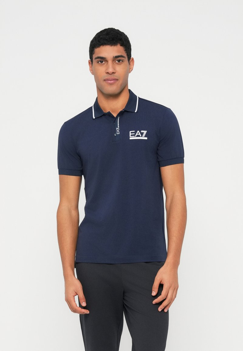 EA7 Emporio Armani Poloshirt donkerblauw EA7 Emporio Armani Poloshirt donkerblauw