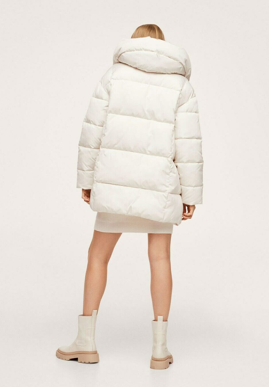 Mango TOKYO - Winter coat - cremeweiß 