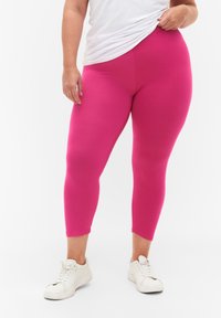 Zizzi - 3/4-LENGTH  - Legging - fuchsia purple Miniatuurafbeelding 1