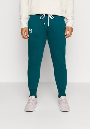 RIVAL - Tracksuit bottoms - tourmaline teal/white