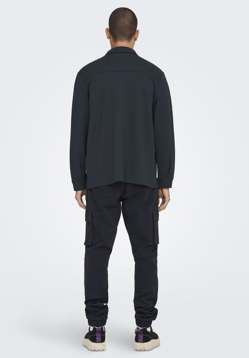 Only & Sons ZACK REG FULL ZIP HIGHNECK - Fleecejacke - rosin/dunkelgrün