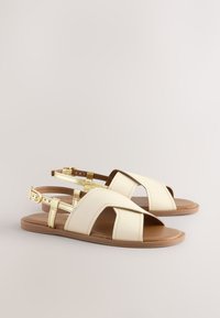 Sandali - cream leather