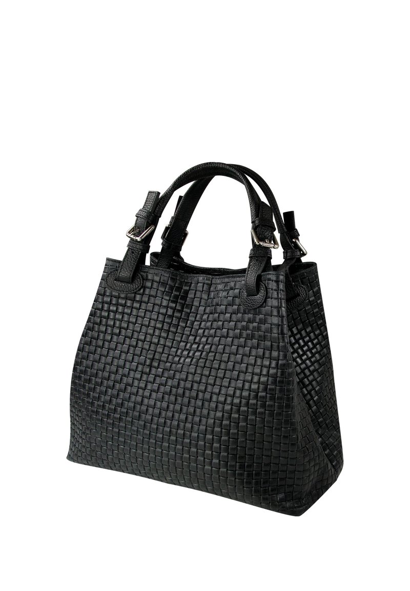 DrachenLeder MUSTER - Handtas - schwarz