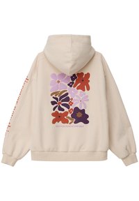 s.Oliver MIT WEICHER INNENSEITE - Sweat à capuche - helles sand