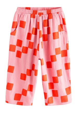 Next REGULAR FIT - BARREL  - Pantaloni - pink checkerboard