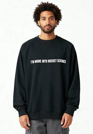 ROCKET SCIENCE EMBROIDERY SUPERHEAVY - Sweatshirt - black