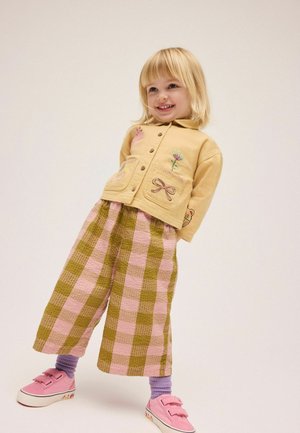 REGULAR FIT - EMBROIDERED SET   - Jachetă subțire - ochre yellow