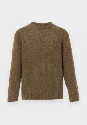 DUN TEXTURED SWEATER UNISEX - Pullover - brown