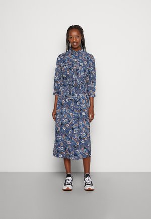 ONLNOVA LUX 3/4 LONG SHIRT DRESS  - Marškininė suknelė - ensign blue