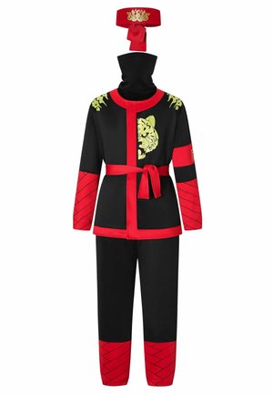 NINJA KARNEVAL HALLOWEEN SET - Trousers - rot/black/golden