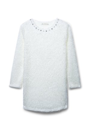 Abito in maglia - bianco lana
