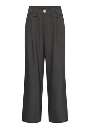 Cream, CRLONGE PANT - Pantalon classique - dark grey melange
