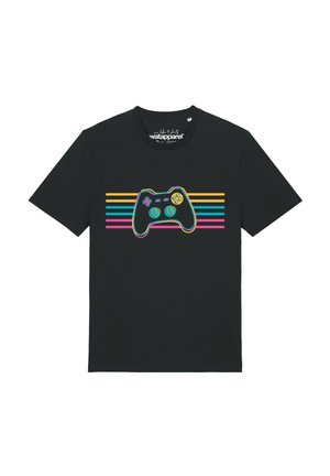 watapparel, RETRO JOYSTICK - T-Shirt print - black